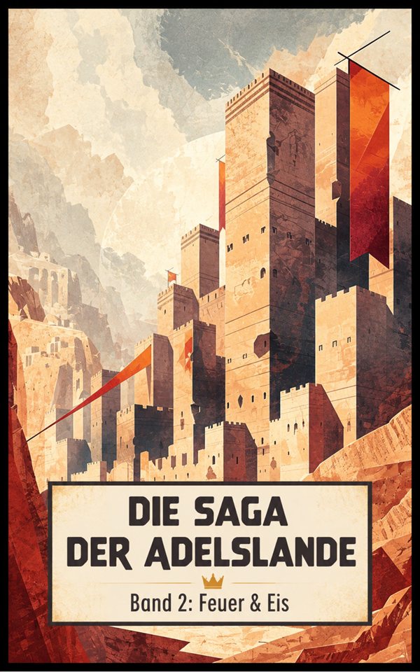 Cover von Die Saga der Adelslande, Band 2: Feuer und Eis